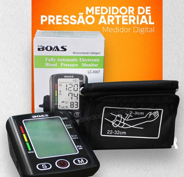 Medidor de Pressão Arterial Digital BOAS